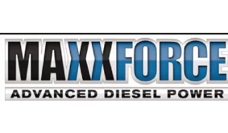 A blue and white logo for the advanced diesel power company.