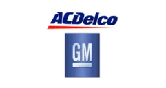 A blue and white logo for general motors.