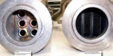 Two tires are shown with a pair of wheels.