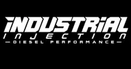 A black and white logo for industrial injection.